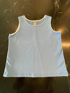 L.L. Bean Sky blue tank top PL Petite Large